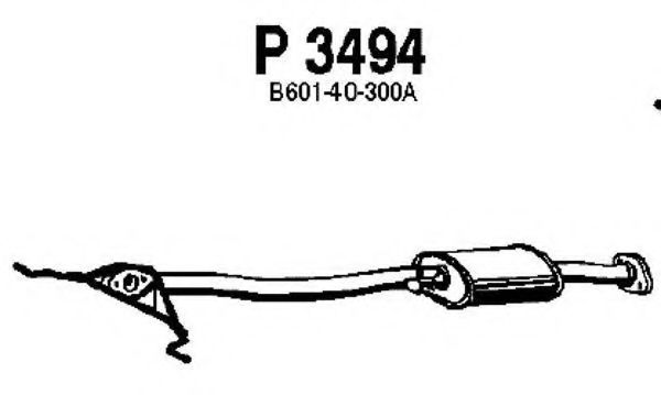 FENNO P3494 Средний глушитель выхлопных газов для MAZDA 323 III (Мазда 323 3) FENNO P3494 Средний глушитель выхлопных газов для MAZDA 323 III (Мазда 323 3)