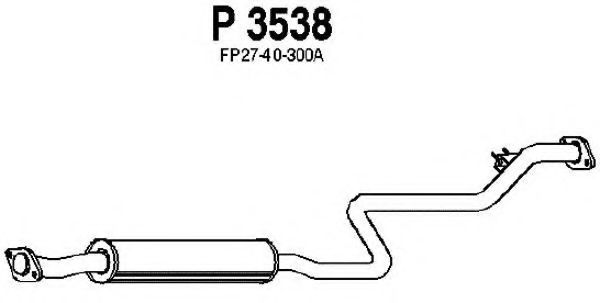 FENNO P3538 Средний глушитель выхлопных газов для MAZDA (Мазда) FENNO P3538 Средний глушитель выхлопных газов для MAZDA (Мазда)