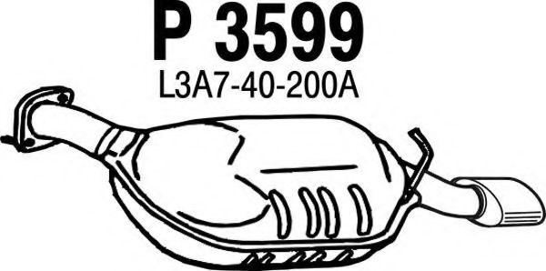FENNO P3599 Глушитель выхлопных газов конечный для MAZDA ATENZA (Мазда Атэнза) FENNO P3599 Глушитель выхлопных газов конечный для MAZDA ATENZA (Мазда Атэнза)