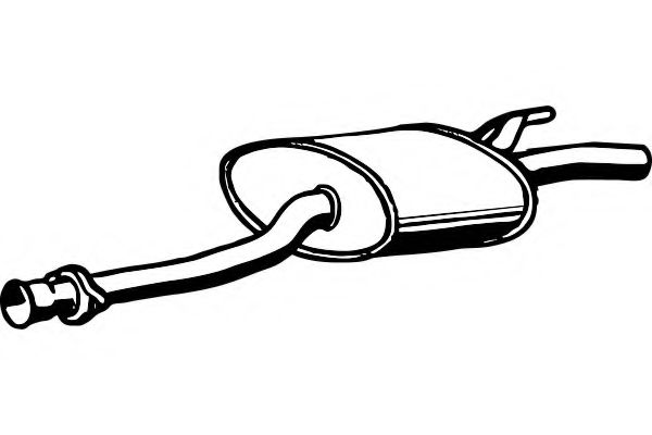 FENNO P3605 Средний глушитель выхлопных газов для MERCEDESBENZ (Мерседес бенц) FENNO P3605 Средний глушитель выхлопных газов для MERCEDESBENZ (Мерседес бенц)