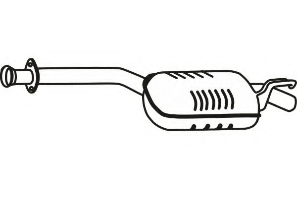 FENNO P3612 Средний глушитель выхлопных газов для MERCEDESBENZ (Мерседес бенц) FENNO P3612 Средний глушитель выхлопных газов для MERCEDESBENZ (Мерседес бенц)