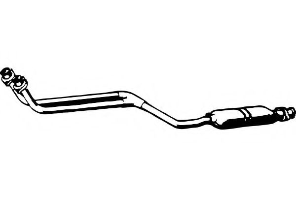 FENNO P3624 Предглушитель выхлопных газов для MERCEDESBENZ (Мерседес бенц)