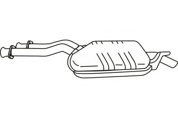 FENNO P3632 Средний глушитель выхлопных газов для MERCEDESBENZ (Мерседес бенц) FENNO P3632 Средний глушитель выхлопных газов для MERCEDESBENZ (Мерседес бенц)