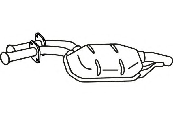 FENNO P3635 Средний глушитель выхлопных газов для MERCEDESBENZ (Мерседес бенц) FENNO P3635 Средний глушитель выхлопных газов для MERCEDESBENZ (Мерседес бенц)