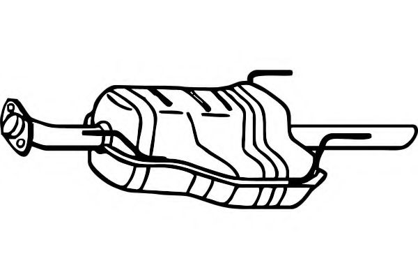 FENNO P4509 Глушитель выхлопных газов конечный для OPEL (Опель) FENNO P4509 Глушитель выхлопных газов конечный для OPEL (Опель)