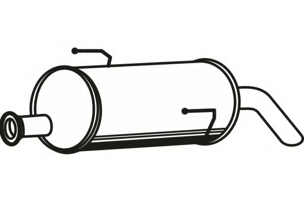 FENNO P4604 Глушитель выхлопных газов конечный для PEUGEOT 206 (Пежо 206) FENNO P4604 Глушитель выхлопных газов конечный для PEUGEOT 206 (Пежо 206)
