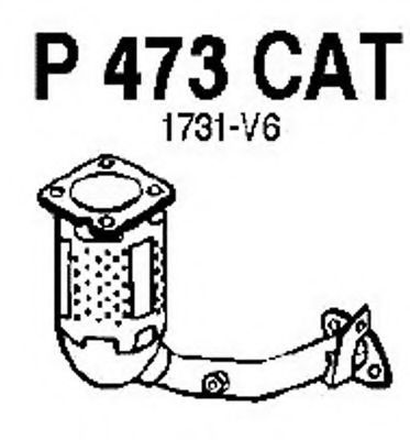 FENNO P473CAT Катализатор для PEUGEOT 206 SW (Пежо 206 св) FENNO P473CAT Катализатор для PEUGEOT 206 SW (Пежо 206 св)
