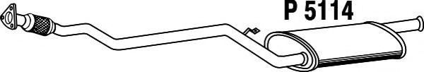 FENNO P5114 Средний глушитель выхлопных газов для RENAULT ESPACE IV (Рено Эспейс 4) FENNO P5114 Средний глушитель выхлопных газов для RENAULT ESPACE IV (Рено Эспейс 4)