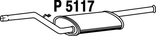 FENNO P5117 Средний глушитель выхлопных газов для RENAULT ESPACE IV (Рено Эспейс 4) FENNO P5117 Средний глушитель выхлопных газов для RENAULT ESPACE IV (Рено Эспейс 4)