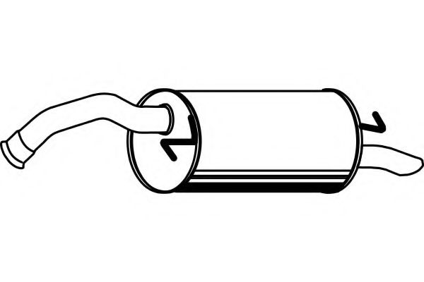 FENNO P6513 Глушитель выхлопных газов конечный для TOYOTA YARIS (Тойота/тоета Ярис) FENNO P6513 Глушитель выхлопных газов конечный для TOYOTA YARIS (Тойота/тоета Ярис)