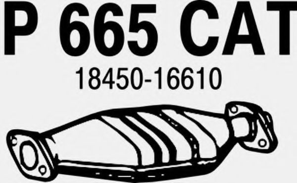 FENNO P665CAT Катализатор для TOYOTA SCEPTER (Тойота/тоета Сcэптэр)