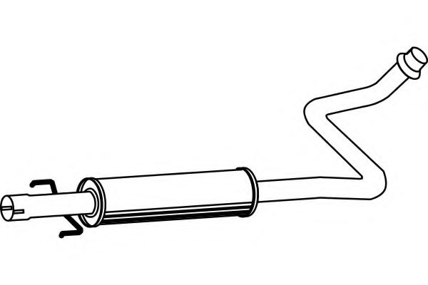 FENNO P6859 Средний глушитель выхлопных газов для TOYOTA YARIS (Тойота/тоета Ярис) FENNO P6859 Средний глушитель выхлопных газов для TOYOTA YARIS (Тойота/тоета Ярис)