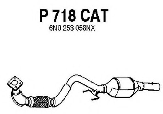 FENNO P718CAT Катализатор для SEAT AROSA (Сеат Ароса) FENNO P718CAT Катализатор для SEAT AROSA (Сеат Ароса)