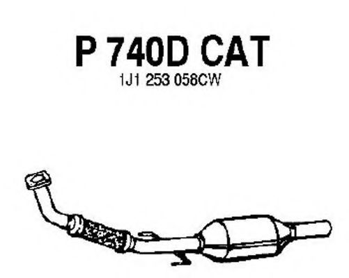 FENNO P740DCAT Катализатор для VOLKSWAGEN GOLF IV (Фольксваген Гольф 4) FENNO P740DCAT Катализатор для VOLKSWAGEN GOLF IV (Фольксваген Гольф 4)