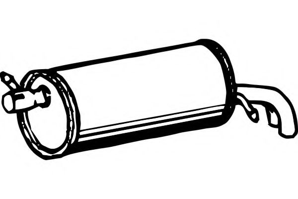 FENNO P7418 Глушитель выхлопных газов конечный для VOLKSWAGEN SHARAN (Фольксваген Шаран) FENNO P7418 Глушитель выхлопных газов конечный для VOLKSWAGEN SHARAN (Фольксваген Шаран)