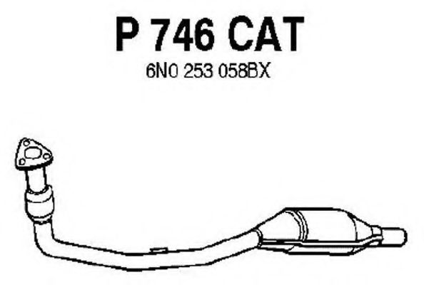FENNO P746CAT Катализатор для SEAT AROSA (Сеат Ароса) FENNO P746CAT Катализатор для SEAT AROSA (Сеат Ароса)