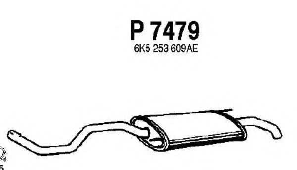 FENNO P7479 Глушитель выхлопных газов конечный для SEAT CORDOBA (Сеат Кордоба) FENNO P7479 Глушитель выхлопных газов конечный для SEAT CORDOBA (Сеат Кордоба)