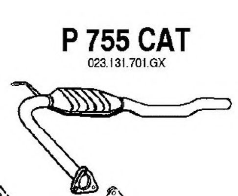 FENNO P755CAT Катализатор для VOLKSWAGEN T4 MULTIVAN (Фольксваген Т4 мултиvан) FENNO P755CAT Катализатор для VOLKSWAGEN T4 MULTIVAN (Фольксваген Т4 мултиvан)