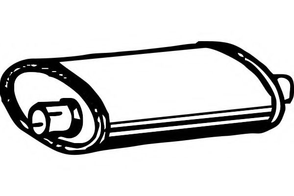 FENNO P7749 Глушитель выхлопных газов конечный 