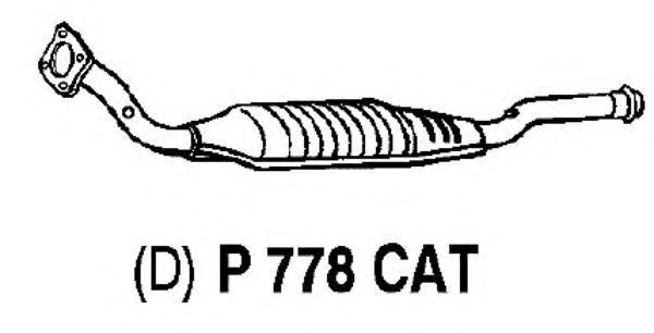 FENNO P778CAT Катализатор для VOLVO S70 (Вольво С70) FENNO P778CAT Катализатор для VOLVO S70 (Вольво С70)