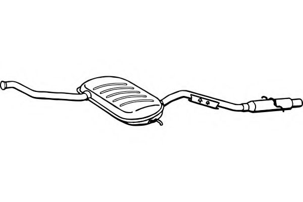 FENNO P7795 Глушитель выхлопных газов конечный 