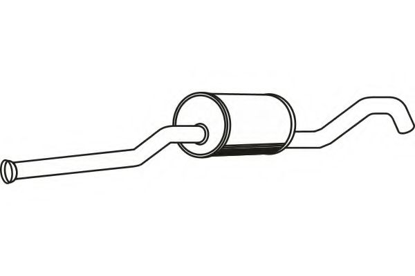 FENNO P7873 Средний глушитель выхлопных газов для VOLVO 960 (Вольво 960) FENNO P7873 Средний глушитель выхлопных газов для VOLVO 960 (Вольво 960)