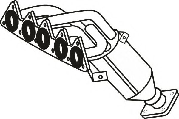 FENNO P788CAT Катализатор для VOLVO S80 I (Вольво S80 1) FENNO P788CAT Катализатор для VOLVO S80 I (Вольво S80 1)