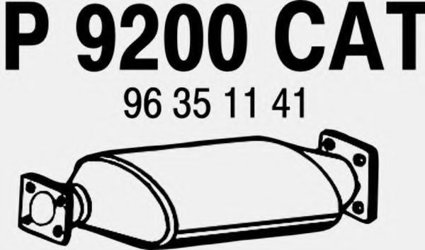 FENNO P9200CAT Катализатор для DAEWOO CIELO (Дэу Cиэло) FENNO P9200CAT Катализатор для DAEWOO CIELO (Дэу Cиэло)