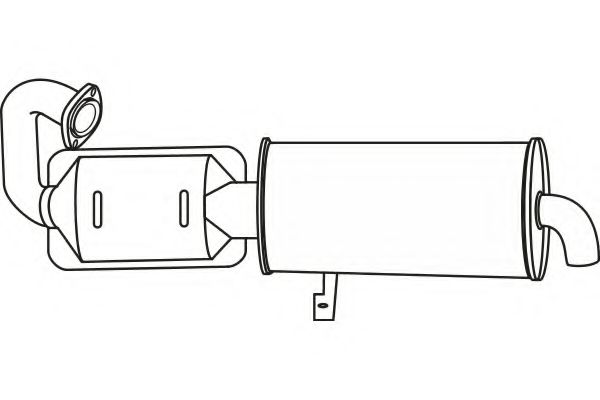 FENNO P9667CAT Катализатор для SMART FORTWO (Смарт Форту) FENNO P9667CAT Катализатор для SMART FORTWO (Смарт Форту)