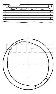 PERFECT CIRCLE 56 08648 0 Поршень для OPEL MANTA B CC (Опель Манта б cc) PERFECT CIRCLE 56 08648 0 Поршень для OPEL MANTA B CC (Опель Манта б cc)