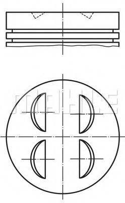 PERFECT CIRCLE 56 03808 0 Поршень для BMW 8 (Бмв 8) PERFECT CIRCLE 56 03808 0 Поршень для BMW 8 (Бмв 8)