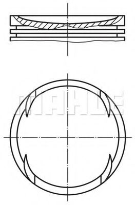 PERFECT CIRCLE 56 01408 0 Поршень для DAEWOO MUSSO (Дэу Муссо) PERFECT CIRCLE 56 01408 0 Поршень для DAEWOO MUSSO (Дэу Муссо)
