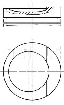 PERFECT CIRCLE 56 01558 0 Поршень для AUDI 100 (Ауди 100) PERFECT CIRCLE 56 01558 0 Поршень для AUDI 100 (Ауди 100)