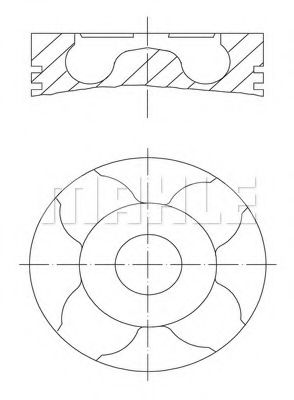 PERFECT CIRCLE 56 13558 0 Поршень для FORD FIESTA VI (Форд Фиеста 6) PERFECT CIRCLE 56 13558 0 Поршень для FORD FIESTA VI (Форд Фиеста 6)