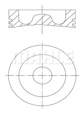 PERFECT CIRCLE 56 13178 0 Поршень для SCANIA (Сканиа) PERFECT CIRCLE 56 13178 0 Поршень для SCANIA (Сканиа)