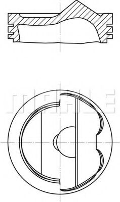 PERFECT CIRCLE 56 13818 0 Поршень для VOLKSWAGEN TOURAN (Фольксваген Туран) PERFECT CIRCLE 56 13818 0 Поршень для VOLKSWAGEN TOURAN (Фольксваген Туран)