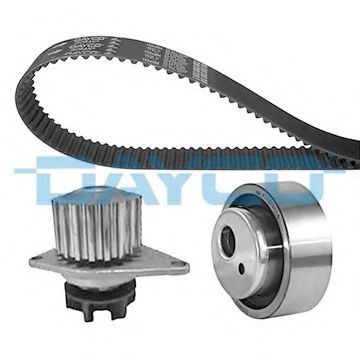 DAYCO KTBWP1020 Комплект ремня ГРМ для PEUGEOT 206 (Пежо 206) DAYCO KTBWP1020 Комплект ремня ГРМ для PEUGEOT 206 (Пежо 206)