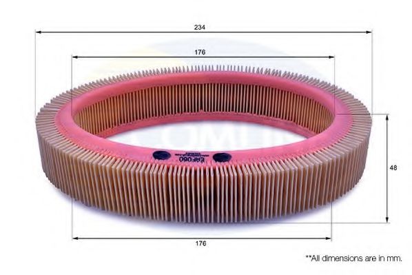 COMLINE EAF060 Воздушный фильтр для OPEL MANTA B CC (Опель Манта б cc) COMLINE EAF060 Воздушный фильтр для OPEL MANTA B CC (Опель Манта б cc)