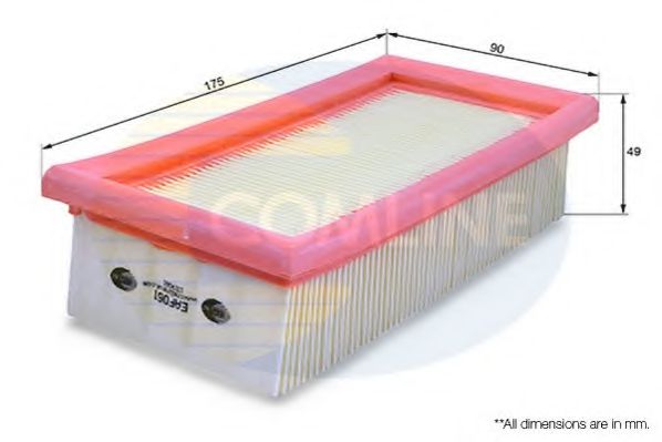 COMLINE EAF061 Воздушный фильтр для LANCIA (Лансиа/лянча) COMLINE EAF061 Воздушный фильтр для LANCIA (Лансиа/лянча)