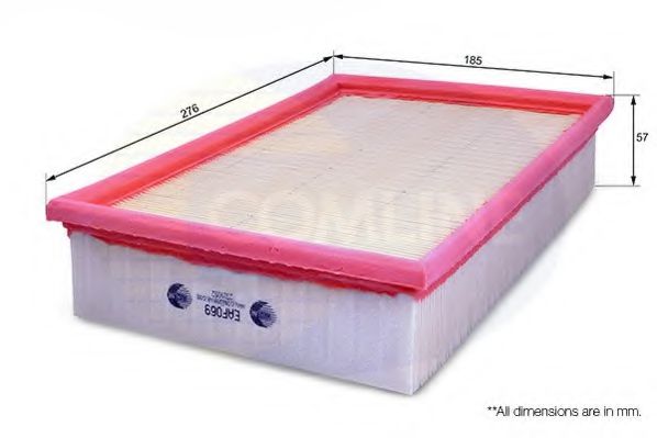 COMLINE EAF069 Воздушный фильтр для SEAT CORDOBA (Сеат Кордоба) COMLINE EAF069 Воздушный фильтр для SEAT CORDOBA (Сеат Кордоба)