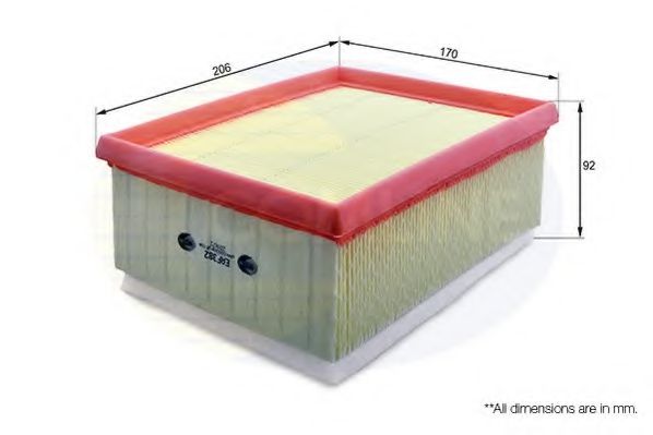 COMLINE EAF382 Воздушный фильтр для PEUGEOT (Пежо) COMLINE EAF382 Воздушный фильтр для PEUGEOT (Пежо)