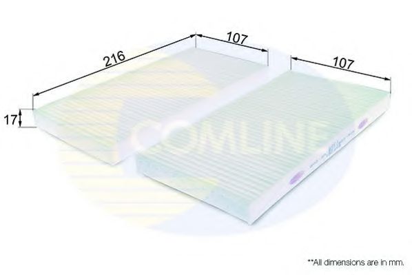 COMLINE EKF261 Фильтр, воздух во внутренном пространстве для KIA (Киа) COMLINE EKF261 Фильтр, воздух во внутренном пространстве для KIA (Киа)