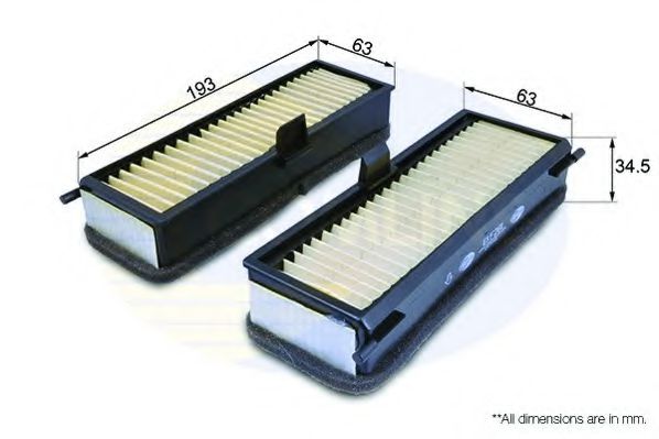 COMLINE EKF281 Фильтр, воздух во внутренном пространстве для CITROËN DISPATCH (CитроËн Диспатч) COMLINE EKF281 Фильтр, воздух во внутренном пространстве для CITROËN DISPATCH (CитроËн Диспатч)