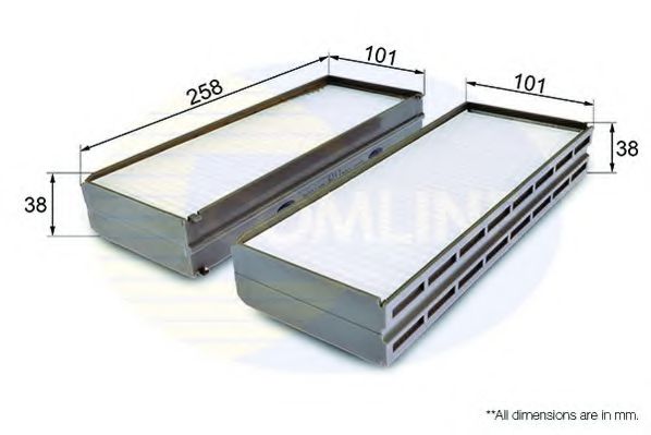 COMLINE EKF303 Фильтр, воздух во внутренном пространстве 