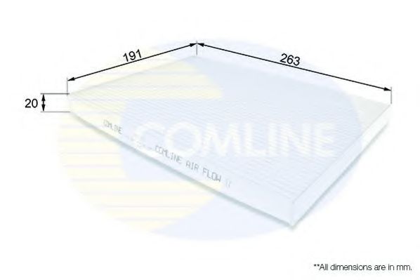 COMLINE EKF191 Фильтр, воздух во внутренном пространстве для NISSAN X-TRAIL (Ниссан Х-трэл) COMLINE EKF191 Фильтр, воздух во внутренном пространстве для NISSAN X-TRAIL (Ниссан Х-трэл)