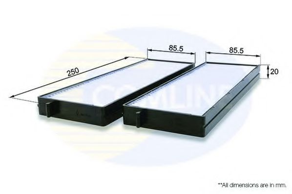 COMLINE EKF326-2 Фильтр, воздух во внутренном пространстве для HYUNDAI (Хендай)