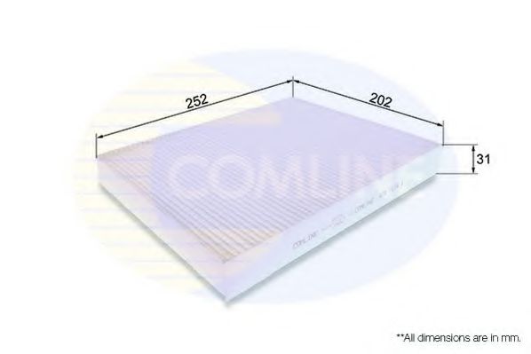 COMLINE EKF335 Фильтр, воздух во внутренном пространстве для HYUNDAI IX55 (Хендай Их55) COMLINE EKF335 Фильтр, воздух во внутренном пространстве для HYUNDAI IX55 (Хендай Их55)