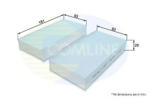 COMLINE EKF340-2 Фильтр, воздух во внутренном пространстве для HONDA LOGO (Хонда Лого) COMLINE EKF340-2 Фильтр, воздух во внутренном пространстве для HONDA LOGO (Хонда Лого)