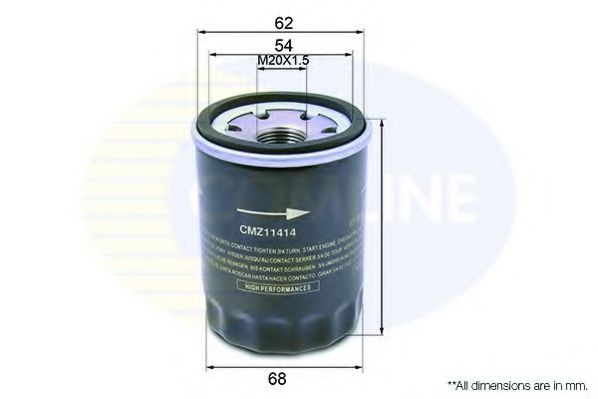 COMLINE CMZ11414 Масляный фильтр для MITSUBISHI (Митсубиши/митсубиси) COMLINE CMZ11414 Масляный фильтр для MITSUBISHI (Митсубиши/митсубиси)