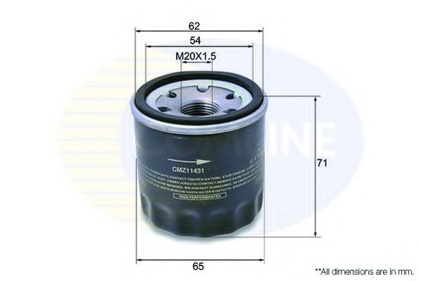 COMLINE CMZ11431 Масляный фильтр для SUBARU (Субару) COMLINE CMZ11431 Масляный фильтр для SUBARU (Субару)